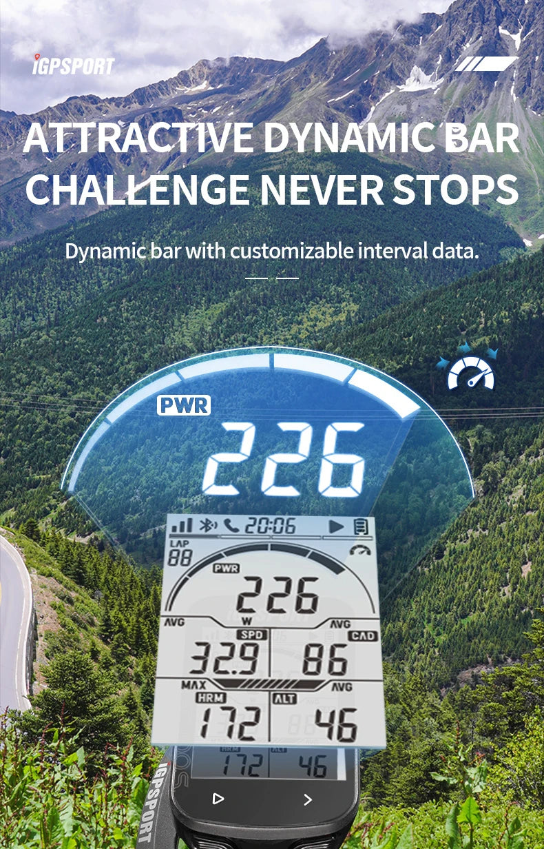 iGPSport Bike GPS Wireless Bluetooth Computer