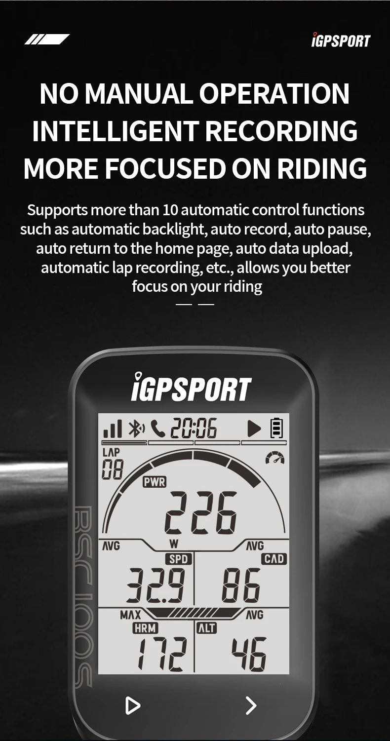 iGPSport Bike GPS Wireless Bluetooth Computer