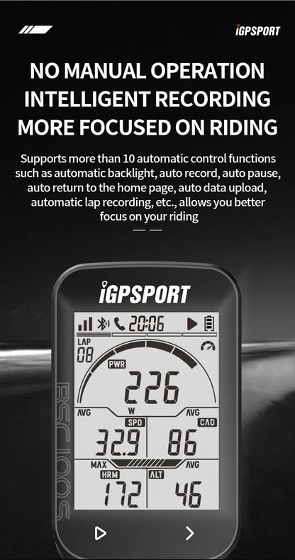 iGPSport Bike GPS Wireless Bluetooth Computer