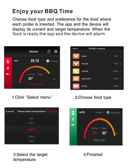 EmberPro Wireless Kitchen Food Thermometer