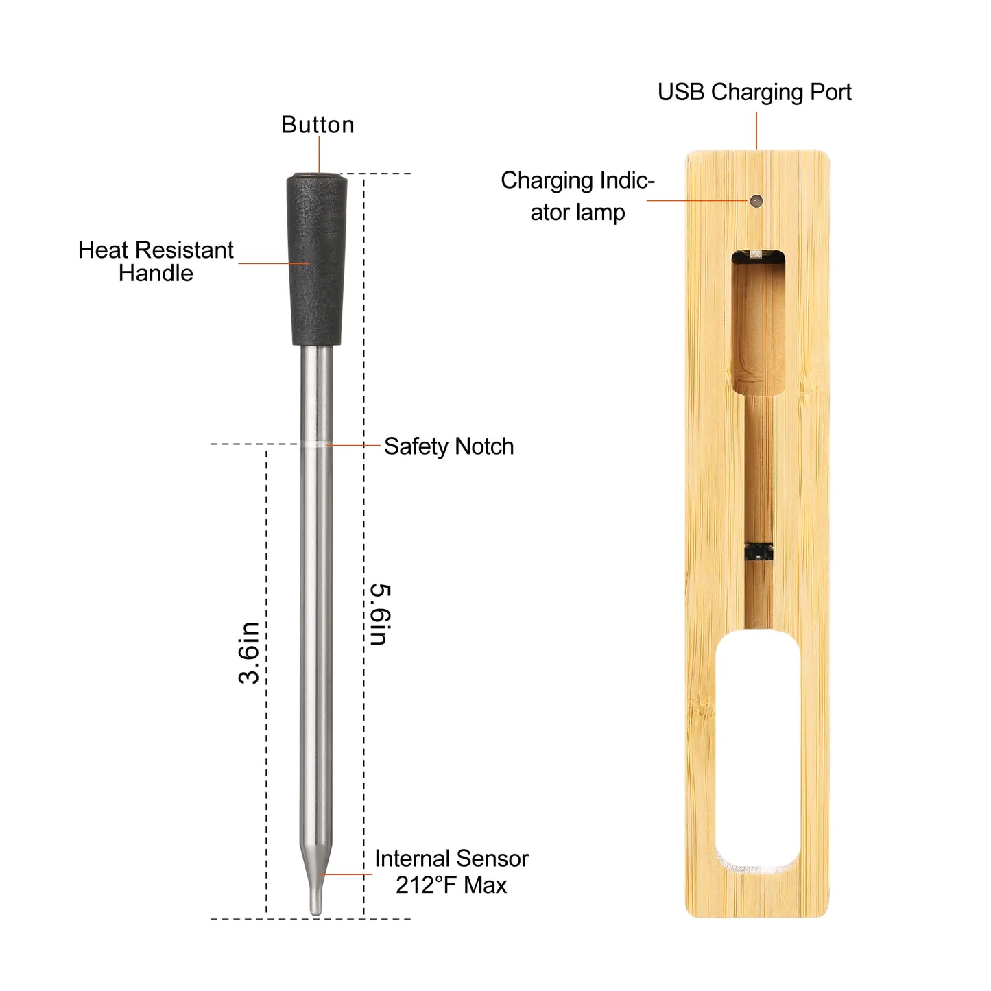 EmberPro Wireless Kitchen Food Thermometer