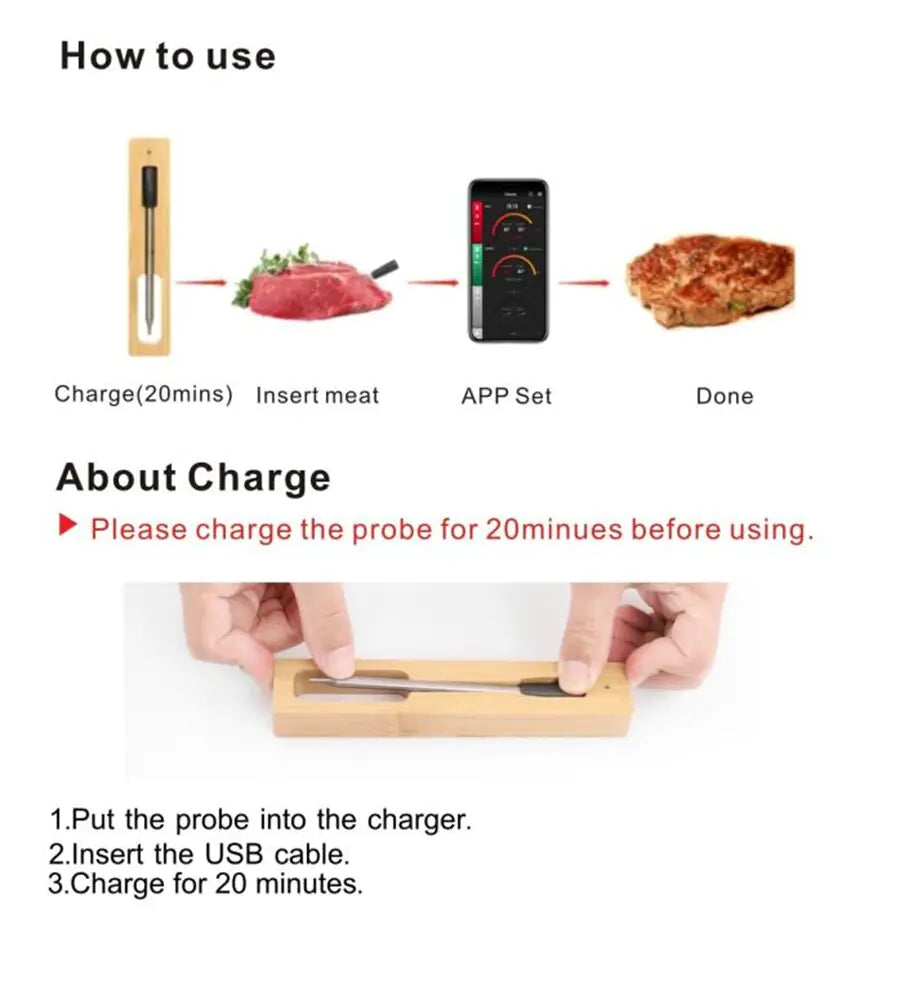 EmberPro Wireless Kitchen Food Thermometer